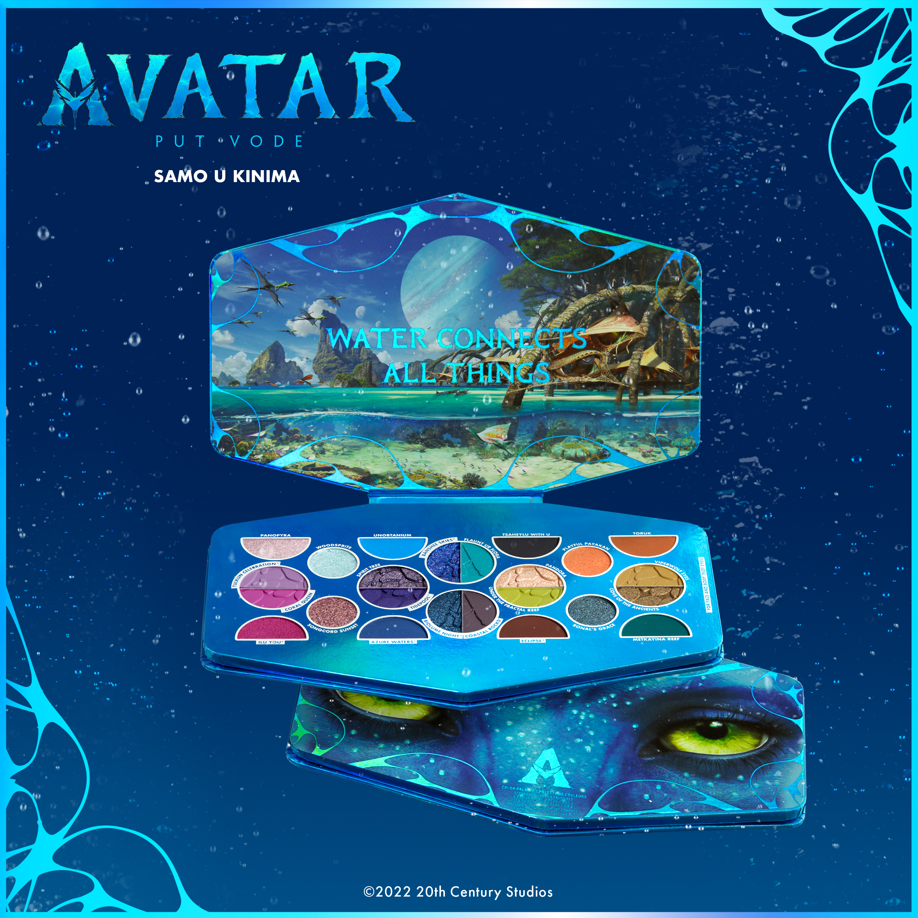 Brend NYX Professional Makeup predstavlja kolekciju dekorativne kozmetike nadahnutu  filmom Avatar: Put Vode studija 20th Century Studios